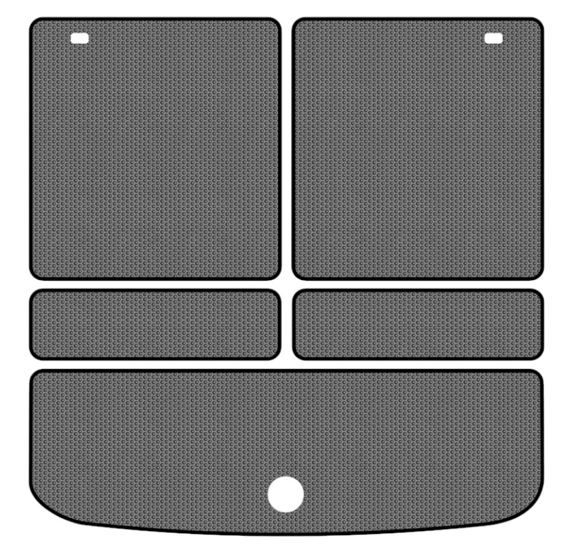 EVA коврик в багажник авто EVAtech для Journey (1 clips) 6 seats Dodge 2007-2020 1 поколение SUV EU (DE13400BE5SGB)