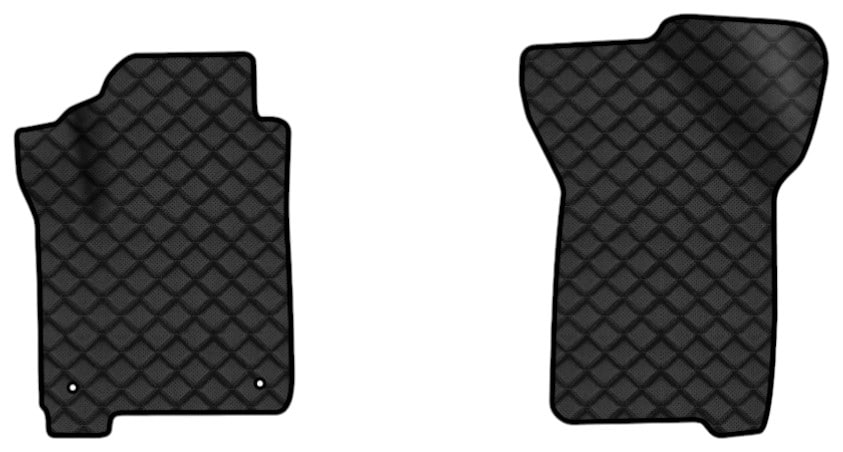 Коврики из экокожи в салон авто передние EVAtech ECO для Journey (2 clips) 5 seats Dodge 2007-2020 1 поколение SUV EU DE13386AD2LA2BBB