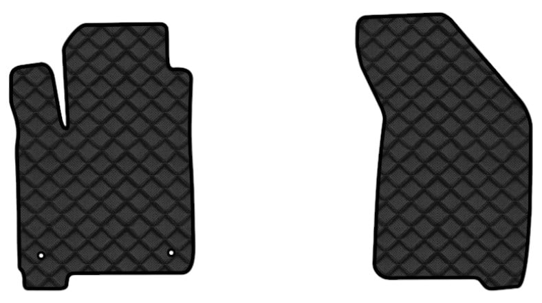 Коврики из экокожи в салон авто передние EVAtech ECO для Journey (2 clips) 5 seats Dodge 2007-2020 1 поколение SUV EU DE13386AV2LA2BBB