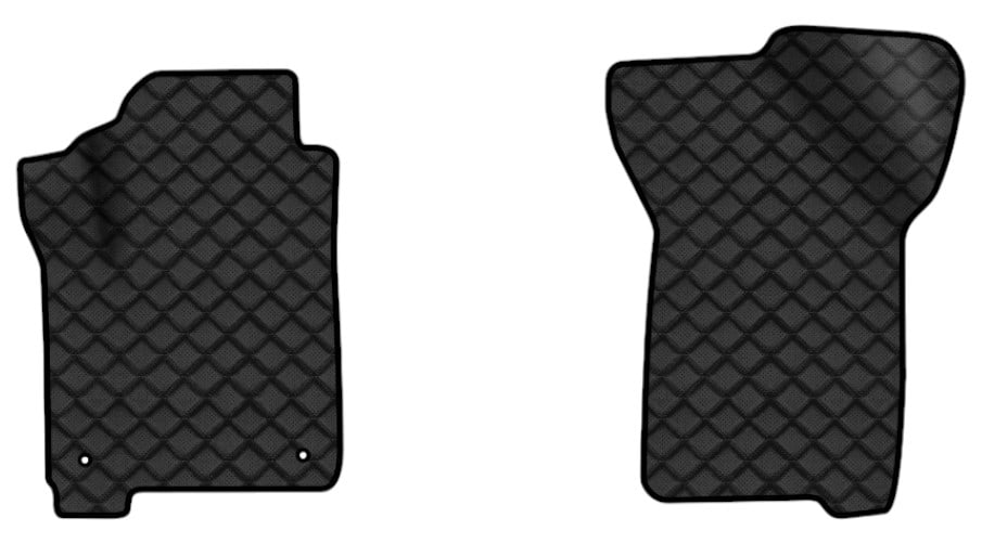 Килимки з екошкіри в салон авто передні EVAtech ECO для Journey (2 clips) 6 seats Dodge 2007-2020 1 покоління SUV EU DE13399AD2LA2BBB