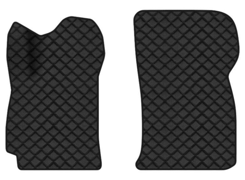 Коврики из экокожи в салон авто передние EVAtech ECO для Lanos Daewoo 1998-2017 1 поколение Sedan EU DO3813AD2BBB