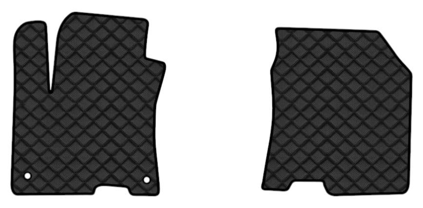 Килимки з екошкіри в салон авто передні EVAtech ECO для Kona Electric Hyundai 2017-2023 1 покоління SUV EU (HY1505AV2KH2BBLB)