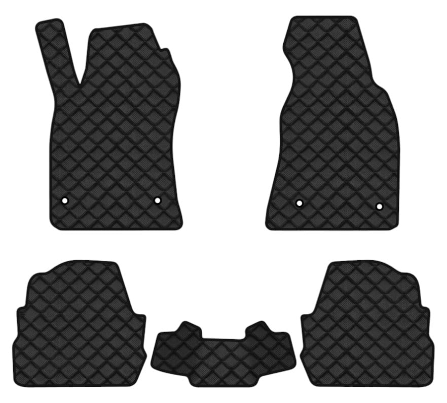 Коврики из экокожи в салон авто EVAtech ECO для A6 (C5) 4WD Audi 1997-2001 2 поколение Sedan EU (AU11281CVB5AV4BBB)