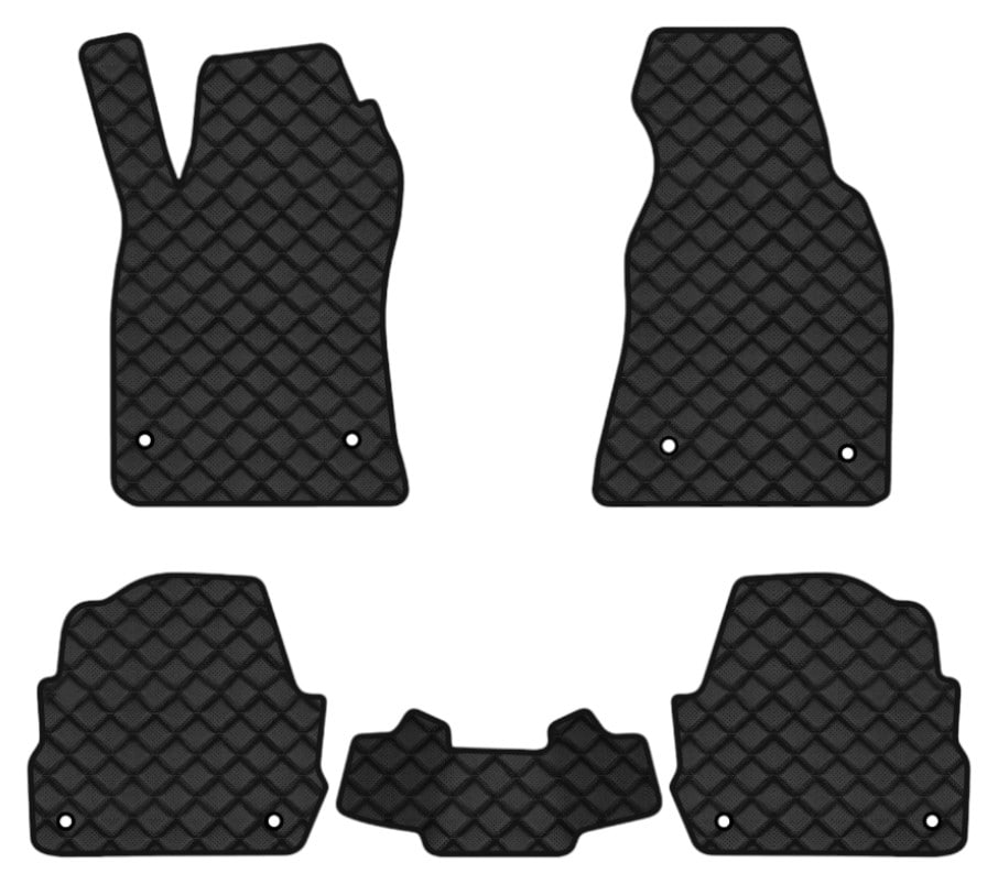 Коврики из экокожи в салон авто EVAtech ECO для A6 (C5) 4WD Audi 1997-2001 2 поколение Sedan EU (AU11281CVK5AV8BBB)