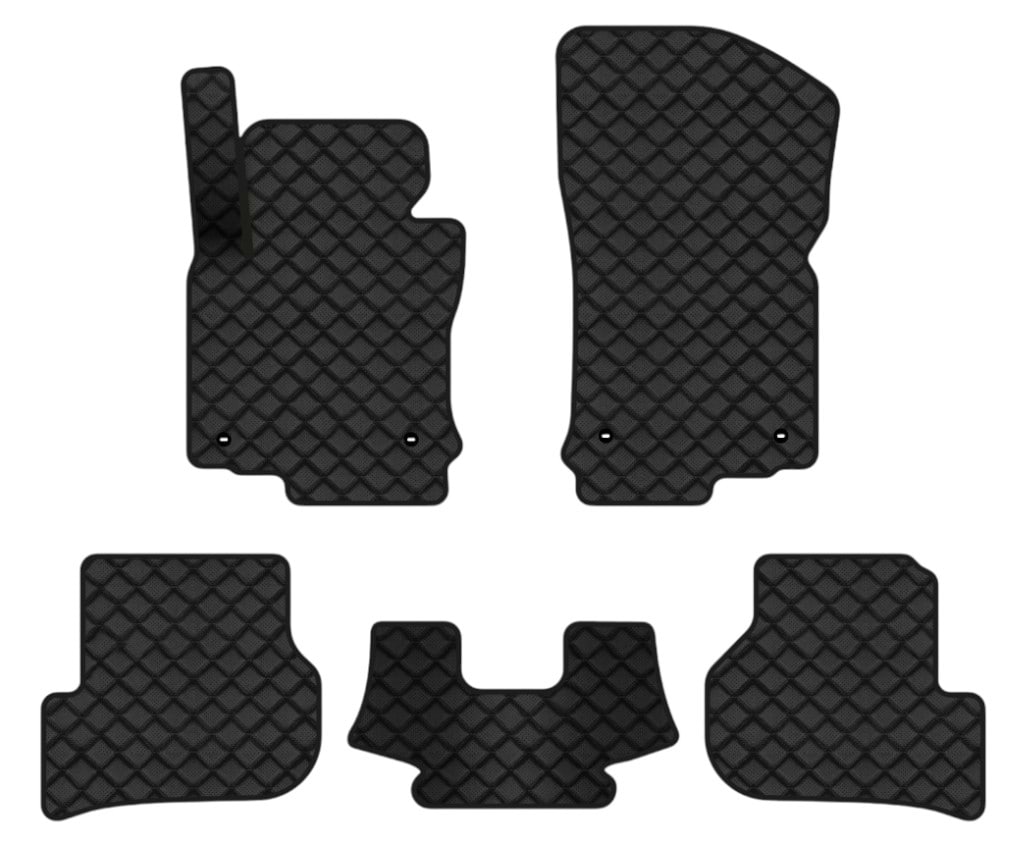 Килимки з екошкіри в салон авто EVAtech ECO для Golf (V) MT 3-doors Volkswagen 2003-2009 5 покоління Htb EU VW33072C5TL4BBB