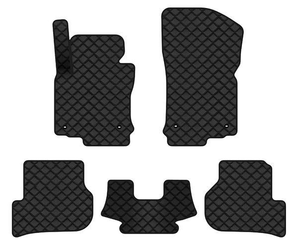 Фото - Коврики из экокожи в салон авто EVAtech ECO для Golf (V) MT 3-doors Volkswagen 2003-2009 5 поколение Htb EU VW33072C5TL4BBB