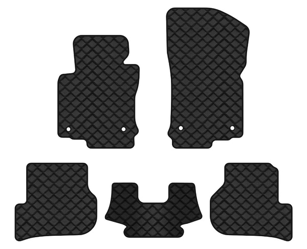 Фото - Коврики из экокожи в салон авто EVAtech ECO для Golf (V) MT 5-doors Volkswagen 2003-2009 5 поколение Htb EU VW3258CB5AV4BBB