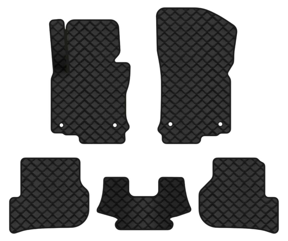 Коврики из экокожи в салон авто EVAtech ECO для Golf (V) AT 5-doors Volkswagen 2003-2009 5 поколение Htb EU VW3257C5AV4BBB