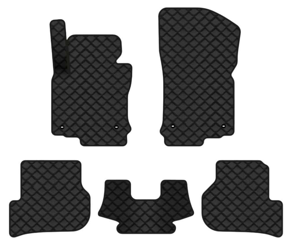 Коврики из экокожи в салон авто EVAtech ECO для Golf (V) MT 5-doors Volkswagen 2003-2009 5 поколение Htb EU VW31212C5TL4BBB