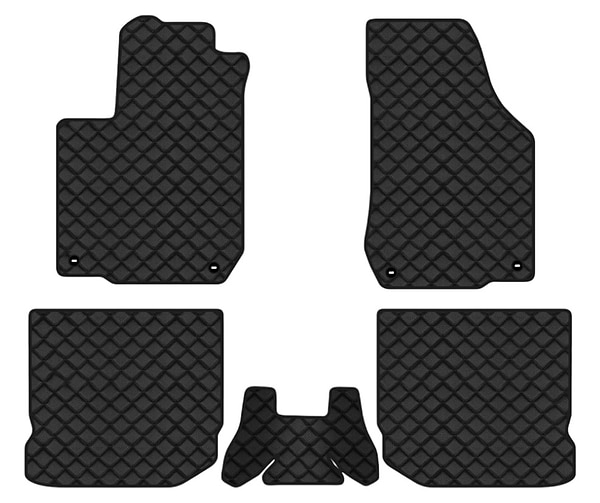 Фото - Килимки з екошкіри в салон авто EVAtech ECO для Golf (IV) 3-doors Volkswagen 1997-2006 4 покоління Htb EU VW22432CG5TL4BBB