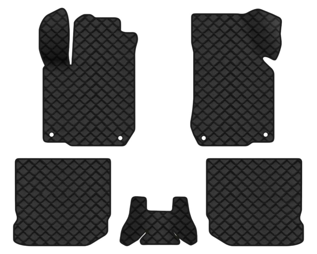 Килимки з екошкіри в салон авто EVAtech ECO для Golf (IV) 5-doors Volkswagen 1997-2006 4 покоління Htb EU VW24307C5AV4BBB
