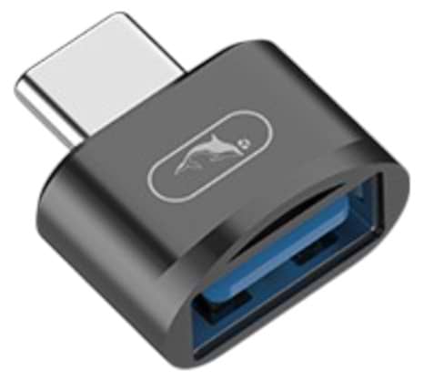 Переходник SkyDolphin OT05 Mini USB Type-C - USB (M/F) Black (SDADPT-00029)