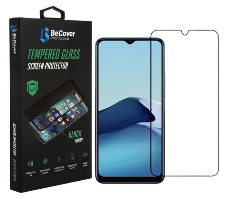 Захисне скло для смартфону BeCover for Vivo Y11s Black (707312)
