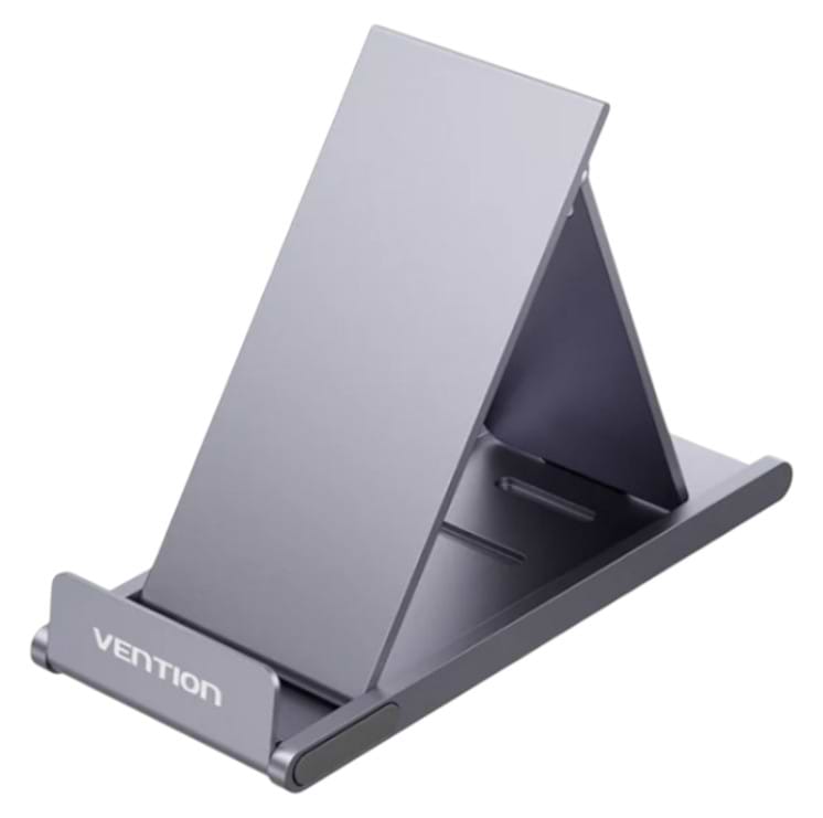 Підставка для мобільного пристрою Vention Portable 3-Angle Cell Phone Stand Holder for Desk Aluminium Alloy Gray (KCXH0)