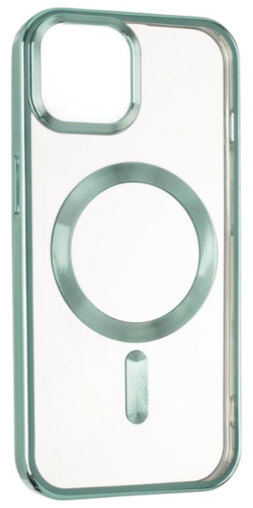 Фото - Чохол для смартфону Gelius Chrome Frame Case MagSafe for iPhone 15 Pro Green (94706)