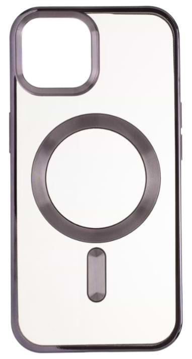 Чехол для смартфона Gelius Chrome Frame Case MagSafe for iPhone 15 Pro Deep Purple (94705) - Фото 1