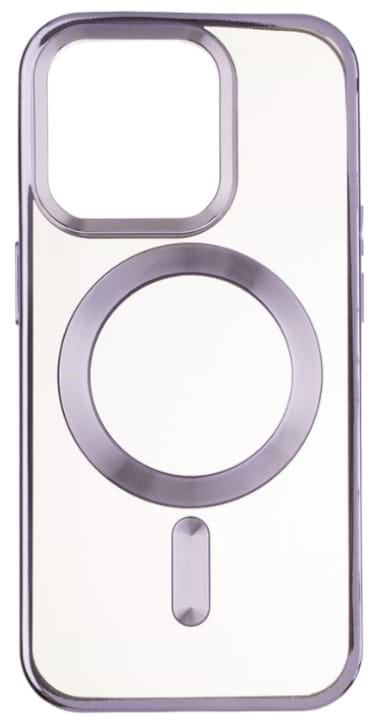 Чехол для смартфона Gelius Chrome Frame Case MagSafe for iPhone 12 Pro Purple (94689) - Фото 1