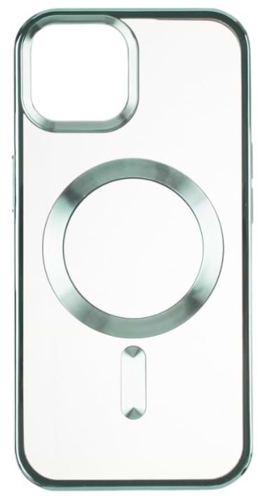 Чохол для смартфону Gelius Chrome Frame Case MagSafe for iPhone 12 Green (96137) - Фото 1