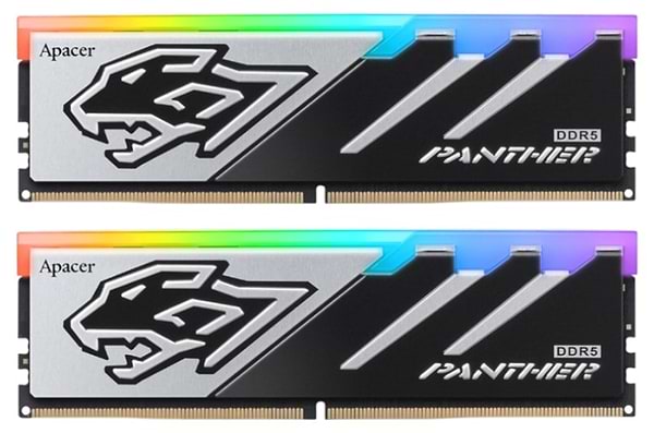 Фото - Память DDR Apacer DDR5 2x16GB/6400 Panther RGB (AH5U32G64C5529BAA-2)