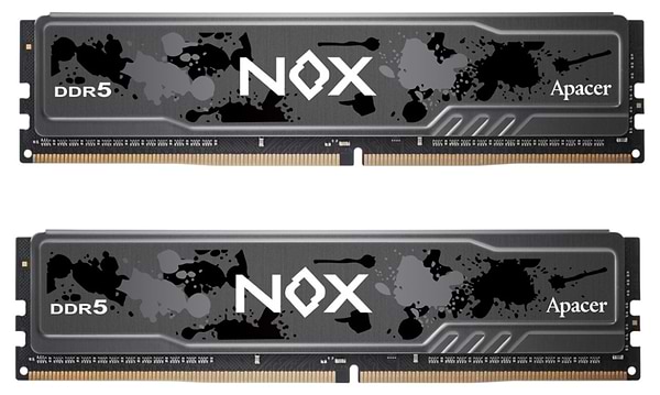 Фото - Память DDR Apacer DDR5 2x32GB/5600 NOX (AH5U64G56C522MBAA-2)