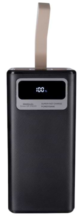 Фото - Батарея мобильная Gelius Gross GP-PB309 50000mAh QC+PD 22.5W/Led Black (99214)