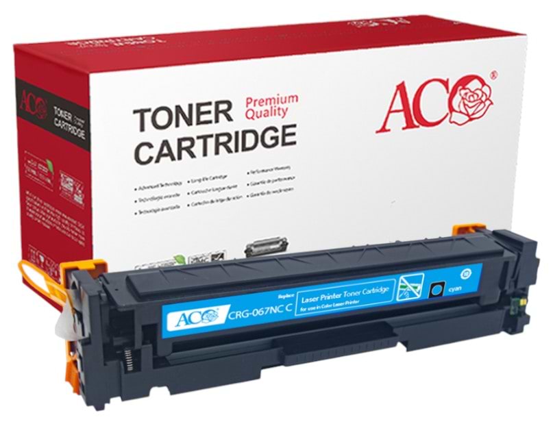 Картридж-тонер ACO для Canon i-SENSYS LBP631Cw/LBP633Cdw/MF651Cw/MF655Cdw/MF657Cdw аналог 5101C002AA Canon 067 Cyan (ACO-CRG-067NC C) - Фото 1