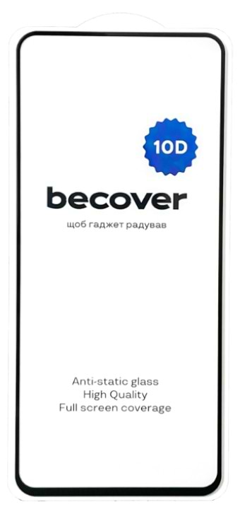 Захисне скло для смартфону BeCover for Oppo А60 4G / A3 / A3x / A40m 10D Black (712354)