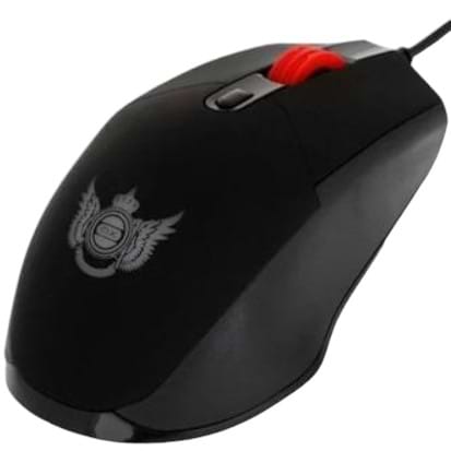 Миша дротова ігрова XO M1 RGB 2400 DPI Black (XO-M1-BK) - Фото 1