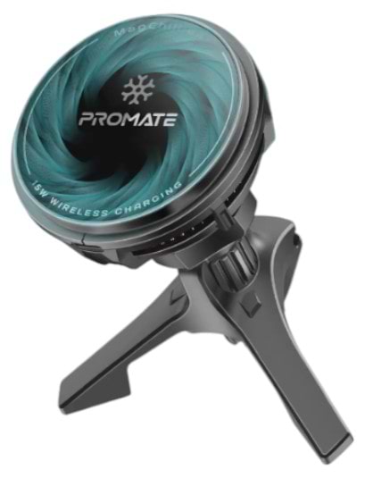 Фото - Автотримач з бездротовою зарядкою Promate magchill-ga