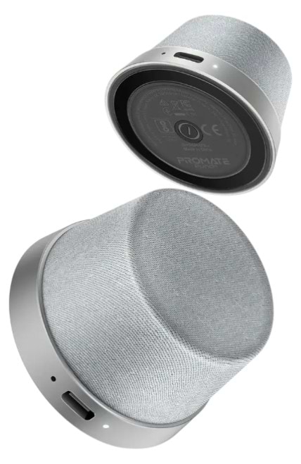 Портативная акустика Promate punch.silver - Фото 1