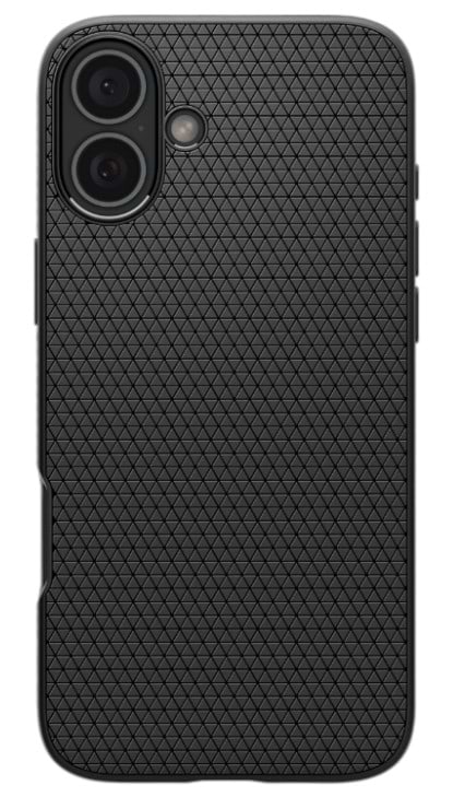 Чохол для смартфону Spigen for iPhone 16 Plus Liquid Air Matte Black (ACS08066) - Фото 1