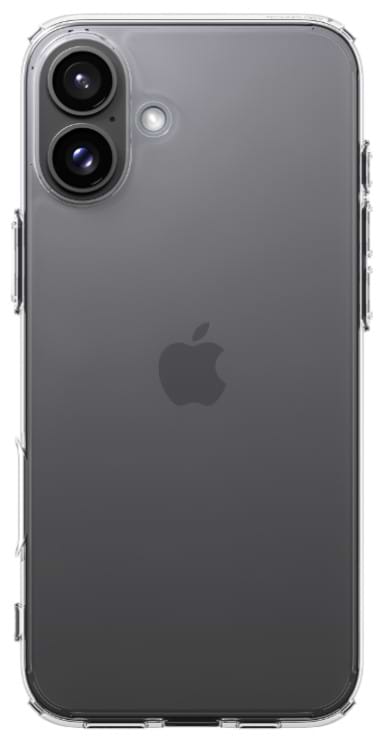 Чохол для смартфону Spigen for iPhone 16, Ultra Hybrid, Crystal Clear (ACS08197) - Фото 1