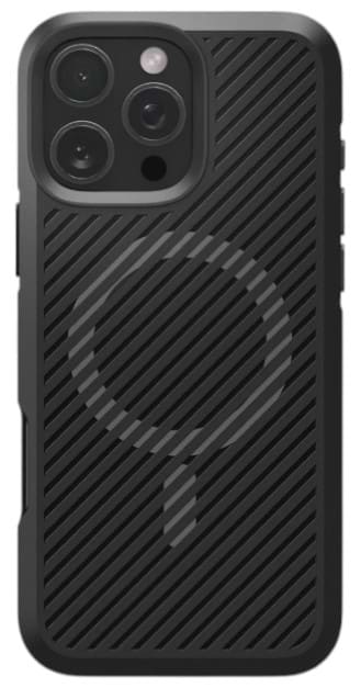 Чохол для смартфону Spigen iPhone 16 Pro, Core Armor MagFit, Matte Black (ACS08158) - Фото 1