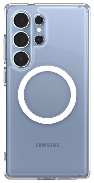 Чохол для смартфону Spigen for Samsung Galaxy S25 Ultra Ultra Hybrid MagFit Clear White (ACS08956) - Фото 1