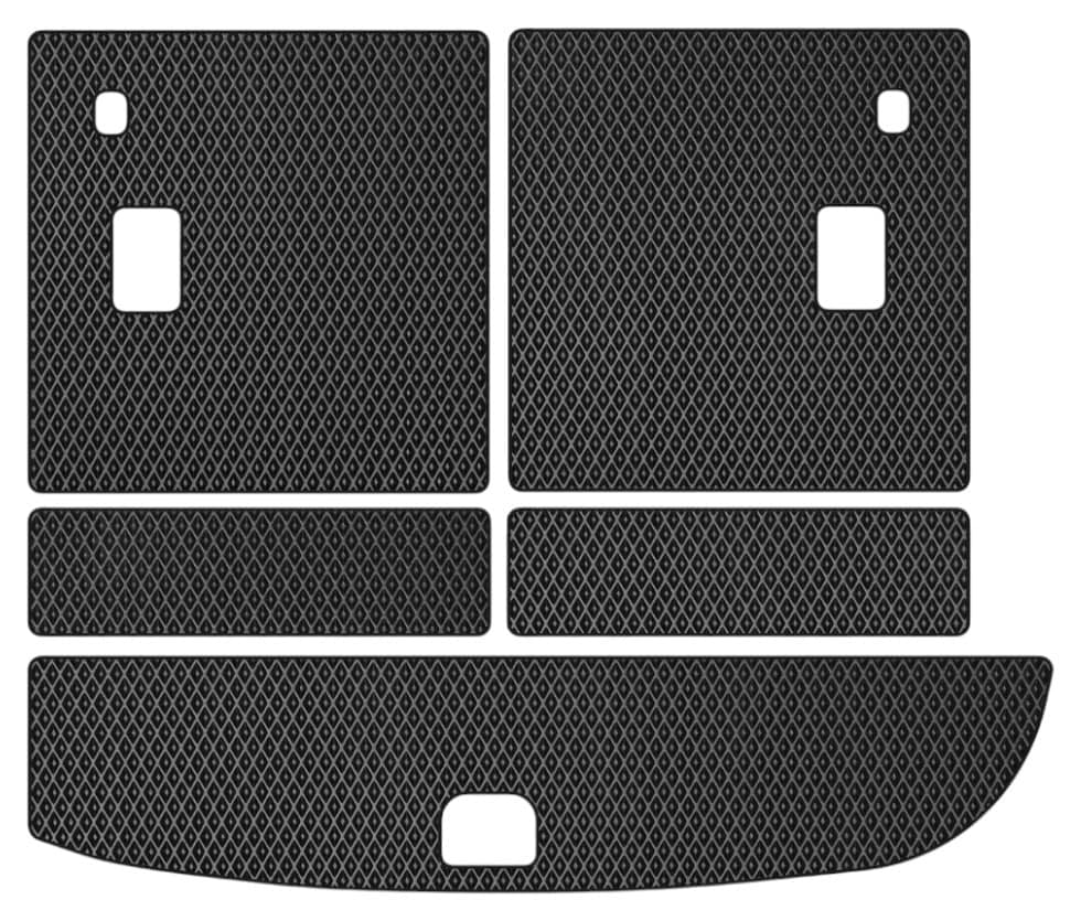 EVA коврик в багажник авто EVAtech для Santa FE (CM) Restyling (Floor Gas Pedal) 7 seats (2 clips) Hyundai 2010-2012 2 поколение SUV EU (HY13315BE5RBB)