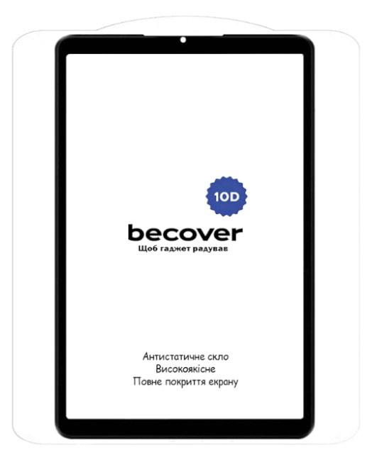 Защитное стекло для планшета BeCover 10D for Xiaomi Redmi Pad SE 8.7" Black (712126)