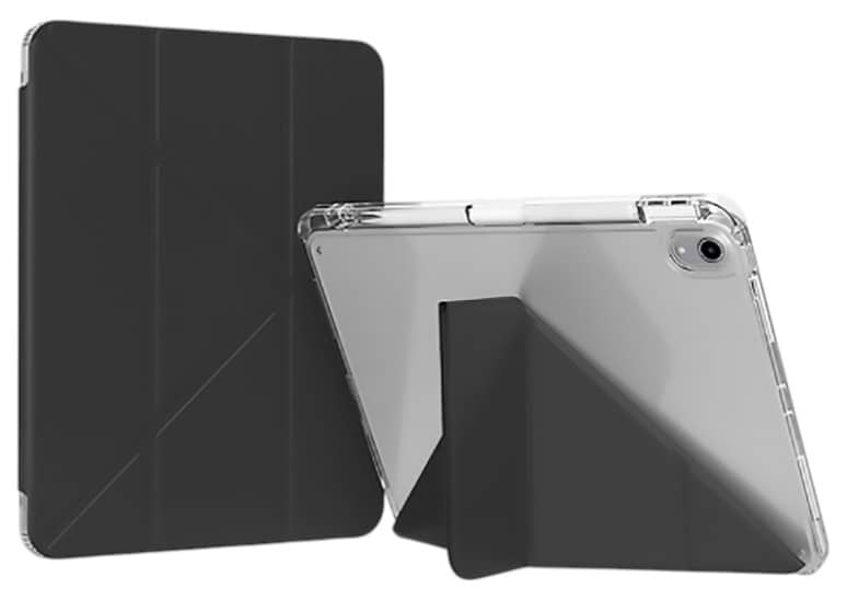 Чохол для планшету BeCover Ultra Slim Origami Transparent з кріпленням Apple iPad Mini 6 2021 Black (712930) - Фото 1