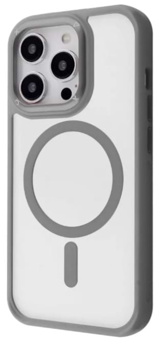 Чехол для смартфона Proove Clear Essence Case with Magnetic Ring iPhone 16 Pro gray (PCCEIP16P005) - Фото 1