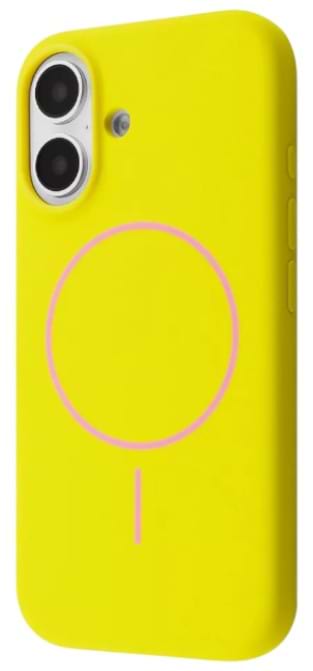 Чехол для смартфона Proove Spectrum Case with Magnetic Ring iPhone 16 sun yellow (PCSPIP160040) - Фото 1