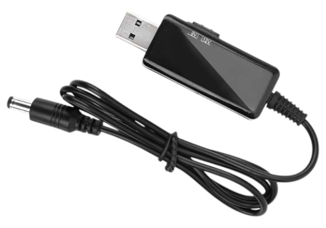 Кабель USB - DC Armorstandart SB boost converter DC 5V to 9V 12V + 3.5x1.35mm (ARM65519)