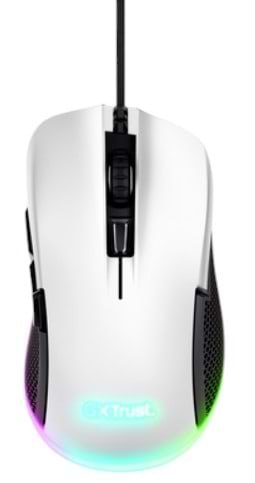 Фото - Мышь проводная игровая Trust GXT 922 Ybar Illuminated USB-A White (24730)