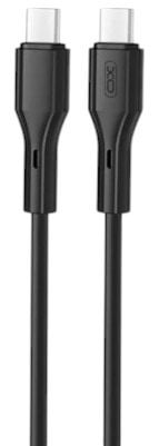 Кабель синхронізації даних XO USB Type-C - USB Type-C (NBQ231B-CC.black) - Фото 1