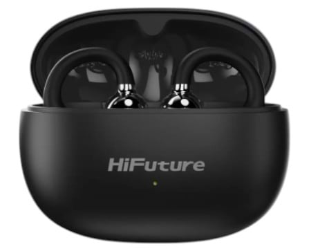 Навушники вкладиші бездротові TWS HiFuture flexclip.black - Фото 1