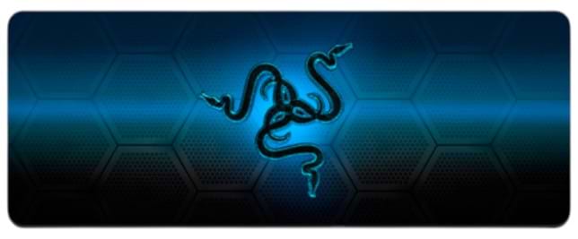 Коврик для мыши игровой Voltronic RAZER 28 Black/Blue (RZ28492) - Фото 1
