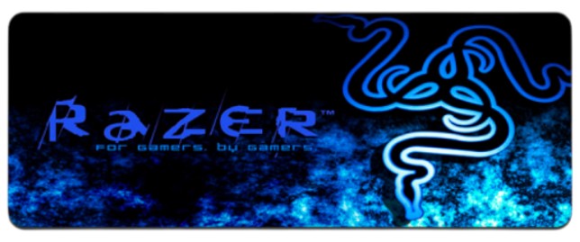 Коврик для мыши игровой Voltronic RAZER 25 Black/Blue (RZ25492) - Фото 1