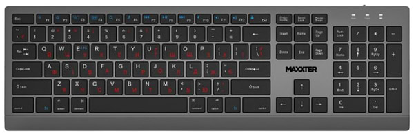 Фото - Клавіатура бездротова Maxxter KBW-01G-UA Фото - Клавіатура бездротова Maxxter KBW-01G-UA