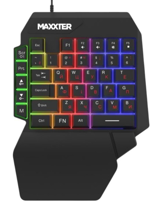 Фото - Клавиатура проводная игровая Maxxter KBG-OH-01B-UA