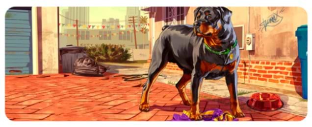 Коврик для мыши игровой Voltronic GTA5 Dog (GTA6) - Фото 1