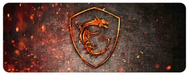 Коврик для мыши игровой Voltronic MSI Fire Dragon Black/Red (MSI2315) - Фото 1