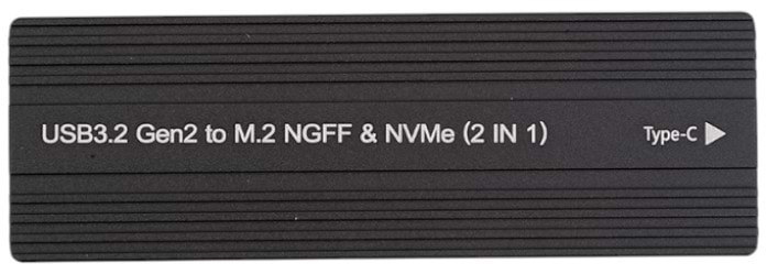 Зовнішня кишеня PowerPlant Premium M.2 PCIe NGFF/NVMe USB3.2 (HC380510) - Фото 1